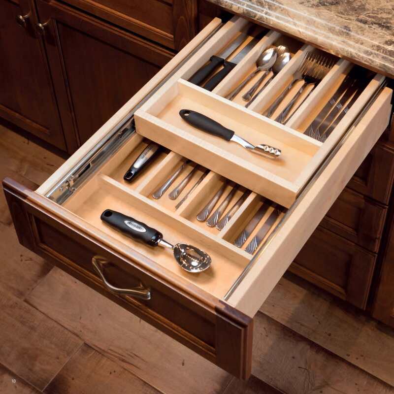 Century Components 11-7/8 Inch Width American Made Cookie Tray Base Cabinet  Pull-Out Organizer with Blum Soft-Close Slides, Maple, Minimum Cabinet