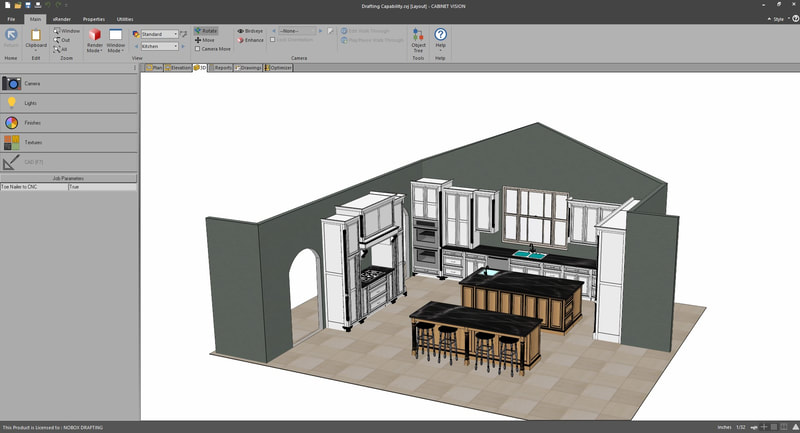 CAD Drafting Samples, Cabinet Construction Methods