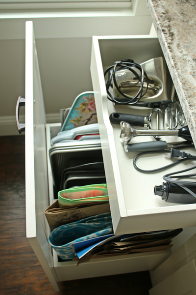base cabinet roll out cookie sheet storage