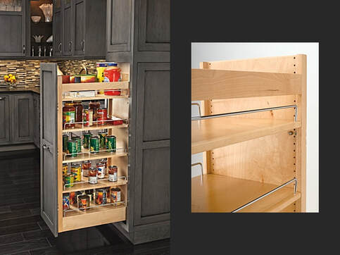 Rev A Shelf Components Penwood, Additional Shelves For Kitchen Cabinets
